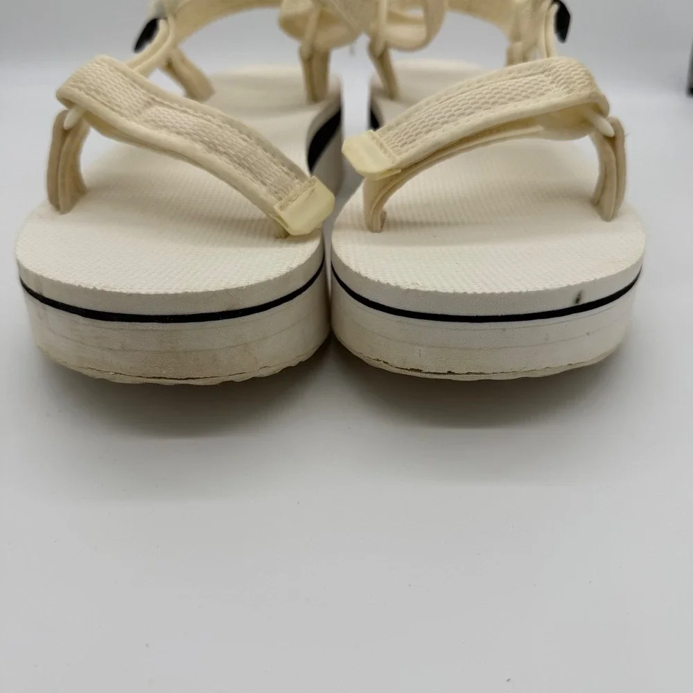 Teva Midform Universal Platform Sandals Cream White 1102451 Womens 8 Sporty